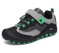 Mishansha Bambino Scarpe da Corsa da Escursionismo Ragazzi Ragazze Casual Sneakers Nero 35EU