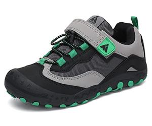 Mishansha Bambino Scarpe da Corsa da Escursionismo Ragazzi Ragazze Casual Sneakers Nero 35EU