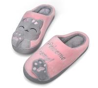 Mishansha Inverno Pantofole Uomo Donna Peluche Caldo Rosa 37/38EU
