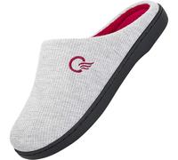 Mishansha Pantofole da casa per Donna Bicolore in Memory Foam Inverno Peluche Scarpe Morbido Confortevole e AntiscivoloDonna Grigio 36/37 EU