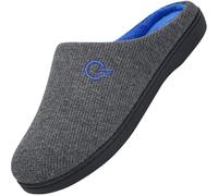 Mishansha Pantofole da casa per Donna Bicolore in Memory Foam Inverno Peluche Scarpe Morbido Confortevole e AntiscivoloDonna Grigio Scuro 38/39 EU