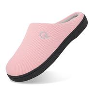 Mishansha Pantofole Donna Ciabatta Invernali Home Scarpe Memory Foam Caldo Comode Antiscivolo Ciabatte Casa Interno e Esterno Rosa 40/41