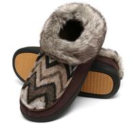 Mishansha Pantofole Donna Invernali Ciabatte Invernali da Casa Peluche Pantofole Memory Foam Imbottite per Donna Taupe,Gr.42 EU