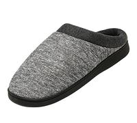 Mishansha Pantofole Invernali Calde per Uomo Antiscivolo Comodo Scarpe da Interno Unisex Memory Foam Morbido Elastica Donna Ciabatte per la Casa, grigio 37