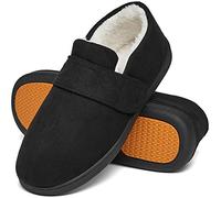 Mishansha Pantofole Uomo Invernali Ciabatte Uomo Invernali da Casa Pantofole Calde Ciabatte Casa Peluche Babbucce Memory Foam Pantofole Chiuse Raisin Black,Gr.48