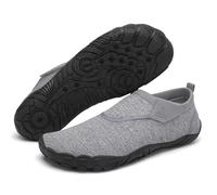 Mishansha Scarpe da Scoglio Uomo Donna Scarpe Immersione Antiscivolo Asciugatura Rapida Leggere Scarpe da Acquatiche, Grigio Cenere 45 EU