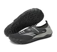 Mishansha Scarpe da Scoglio Uomo Donna Scarpette Mare Scoglio Antiscivolo Scarpe Mare per Spiaggia Piscina Acqua Immersione Grigio,Gr.39