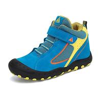 Mishansha, scarpe sportive per bambini, con chiusura in velcro, per trekking e camminate, Blu (4a blu), 26 EU