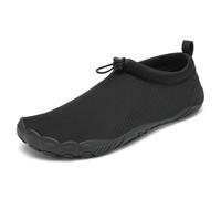 Mishansha Scarpette Scoglio Uomo Donna Scarpe da Acqua Asciugatura Rapida per Immersione Mare Spiaggia Nero A 43 EU