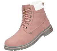 Mishansha Scarponcini Uomo Invernali Stivali da Neve Donna Impermeabili Escursionismo Scarpe, Rosa 40