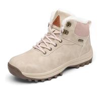 Mishansha Stivaletti Donna Invernali Scarpe Impermeabili Stivali Uomo Neve Scarponcini Comode Outdoor Scarponi Invernali Caldo Stivaletti Trekking Albicocca, Gr.40