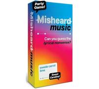 Misheard Music-Guess The Lyric Nonsense, The Music Party Game Indovina la canzone o l'artista, 500 carte liriche nonsense gioco di carte per famiglie frenetico