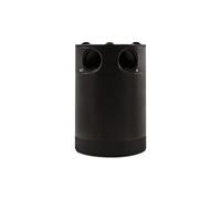 Mishimoto mmbcc-cbtwo-bk Baffled oil Catch can, nero