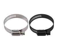 Mishimoto MMCLAMP-WG-57HTBK Morsetto ingranaggio a vite senza fine ad alta coppia, 33 mm-57 mm, nero, confezione da 10
