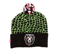 Mishka Uomo Il D.A. Snakebite Pom Beanie Hat, Verde, Taglia Unica