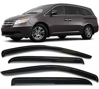MISIOEK Parapioggia adatto per Honda Odyssey 2011-2017, visiera per finestra di ventilazione, deflettori della finestra, parapioggia, 4 pezzi 94203