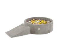 MISIOO Bagno di palle per bambini con blocchi di schiuma - 200 palline per il parco giochi indoor - Gioco sicuro e creativo per bambini