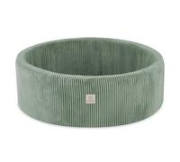 MISIOO Bagno per palline per bambini, in schiuma rotonda, senza palline, 90 x 30 cm, adatto per bambini a partire da 1 anno, perfetto per bambini