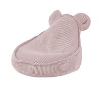 MISIOO Huggy Bear - Pouf per bambini in velluto a coste, con orecchie, morbido pouf per la cameretta dei bambini, con imbottitura, tessuto Oeko-Tex, 68 x 45 cm