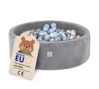 MISIOO Piscina Bambini Lavabile 90x30cm - Piscina con Palline per Bambini - Gioco Sicuro e Divertente per Interno - Facile da Pulire e Perfetto per Ore di Divertimento in Famiglia!