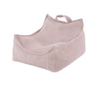 MISIOO Pouf per bambini, Puffy Square, poltrona per bambini, in velluto, ideale per la cameretta dei bambini, facile da lavare, luce ed elegante, 77 x 67 x 50 cm