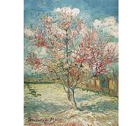 MISITU Puzzle da 2000 pezzi per adulti, "Peach Blossom" di Vincent Willem Van Gogh, puzzle artistico per bambini dai 14 anni in su