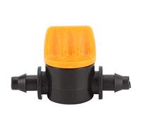 Miskall 100Pcs Garden Irrigation 2 Way PVC Waterstop Straight Connector Hose Valve Tool for Family Gardening And