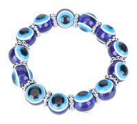 Miskall Delicato e Professionale Bracciale Turchia Blue Eye Bracciale Eye of The Devil Bracciale Lucky Hand of Fatima Evil Eye per Protezione
