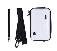 Miskall Hard Case, X4 PC Nylon Shockproof Portable Action Camera Travel Box Storage Bag with Wrist and Shoulder Strap for Cameras Carrying Case (White)
