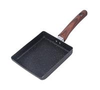 Miskall Japanese Egg Pan Non Stick Rectangle Cooking Frying Pan Home Kitchen for Egg Breakfast (L)