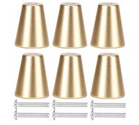 Miskall Spazio di cassetto dorato Spazio in alluminio in stile europeo Parti di sostituzione di mobili per cassetti di armadi (European style wardrobe door handle (gold) round)