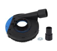 Miskall Surface Grinding Dust Shroud, 4 Inch Angle Grinder Grinding Dust Shroud Efficient Filtration Grinding Dust Cover for 100 115 Small Angle Grinder (B-100L Blue Black)