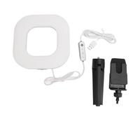 Miskall USB Video Light, Video Conference Lighting 10 Brightness Levels 5 Color Temperatures 1500lm 72 LEDs Clip with Tripod for Live Streaming Makeup Video Conferencing Online Classes