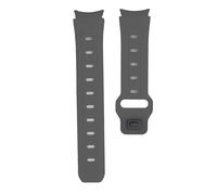 Miskall Watch Bands, Classic Silicone Football Texture Replacement Wrist Strap Quick Release Dual Color Watch Wristband for Galaxy Watch 6 5 4 (Gray)