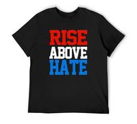 MisKynXHA Men's Jo%Hn Cena Rise Above Hate Cotton T-Shirt XL