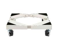 MiSMiAO Base amovible, base de réfrigérateur avec roues, largeur réglable en longueur,convient pour sèche - linge, machine extérieure de climatisation[Cuscinetto 4 ruote altezza 11,5 cm]