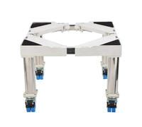 MiSMiAO Base, base elettrodomestico con gambe in acciaio inox, 4 ruote bloccabili,base multifunzione regolabile,base regolabile per mobili da cucina ed elettrodomestici statici[Altezza 30cm]
