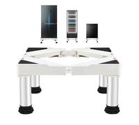 MiSMiAO Base multifunzionale, utilizzata per i dispositivi statici, staffa universale che aumenta l'altezza, base del frigorifero, 4 piedi robusti, larghezza e altezza regolabili[24-27cm]