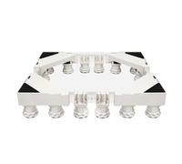 MiSMiAO Piccola base della lavatricelunghezza e larghezza regolabili, ampia applicabilità, universale per elettrodomestici e mobili, bianco, base regolabile multifunzionale[16 piedi]