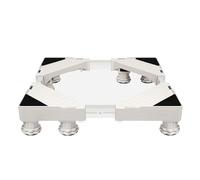 MiSMiAO Piccola base della lavatricelunghezza e larghezza regolabili, ampia applicabilità, universale per elettrodomestici e mobili, bianco, base regolabile multifunzionale[8 piedi]