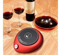 MISNODE Decanter elettrico per vino, aeratore intelligente per vino, aeratore automatico, rotante, con ricarica USB, accessori per vino (solo base), rosso vino