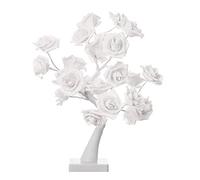 MISNODE Lampada a LED multicolore a forma di albero di rosa, luce a petalo con fiori di rosa, lampada da tavolo colorata da tavolo artificiale bonsai, luci da tavolo a LED con controllo