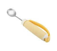 MISNODE Utensili Adattivi, Stoviglie Rotanti Flessibili Rimovibili, Cucchiaio per Alimenti per Pazienti Disabili Ictus Anziano Portatori di Handicap, Paziente Disabile Artrite Utensile(Cucchiaio)