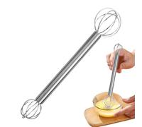 Miso, agitatore | in acciaio inox a doppia testa Miso Pasta agitatore | Strumento ergonomico per alimenti per cuocere salse, insalate, , zuppe, cucinare uova, e cocktail