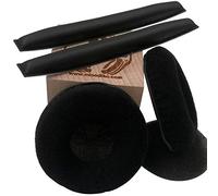 Misodiko - Kit di ricambio per cuffie Sennheiser HD25, HD25-1 II, con fascia per la testa in velluto nero