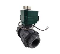MISOL 1 pcs of motorized PVC valve 12V, DN40 BSP(1.5"), 2 way, electrical, CR01/Valvola pvc motorizzata 12V, DN40 BSP (1,5 "), 2 vie, valvola elettrica pvc, CR01