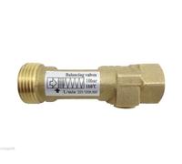 MISOL 1pcs of Brass Flow Meter Balancing Valve flow sensor/Misuratore di portata/Bilanciamento sensore di flusso Valve