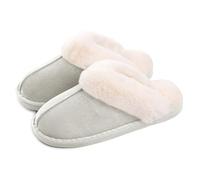 Misolin Pantofole Scamosciate da Donna Uomo Invernali Interne Ciabatte Casa Morbida Autunno Inverno Memoria Schiuma Pavimento Indoor Outdoor,Oca L(290)=40.5/42 EU