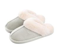 Misolin Pantofole Scamosciate da Donna Uomo Invernali Interne Ciabatte Casa Morbida Autunno Inverno Memoria Schiuma Pavimento Indoor Outdoor,Oca XL(300)=42.5/44 EU