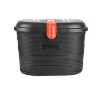 misppro Cestino per bici elettrica con serratura, 10 kg, resistente, impermeabile, portapacchi per bicicletta, 32,5 x 26,5 x 24 cm